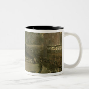 Caneca De Café Em Dois Tons A parada real