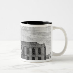 Caneca De Café Em Dois Tons A perspectiva sul da igreja do St.