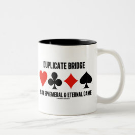 Caneca De Café Em Dois Tons A Ponte Duplicada É Um Jogo Eterno Ephemeral