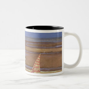 Caneca De Café Em Dois Tons A praia