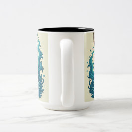 Caneca De Café Em Dois Tons A prina mesmerizadora