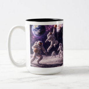 Caneca De Café Em Dois Tons A Qualquer Hora e em Qualquer Lugar Para Basqueteb