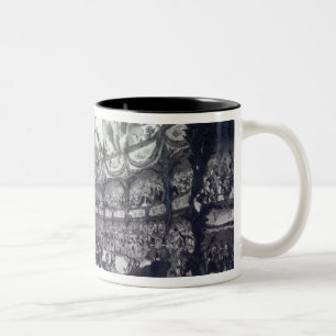 Caneca De Café Em Dois Tons A rainha Victoria visita primeiramente a Brigghton