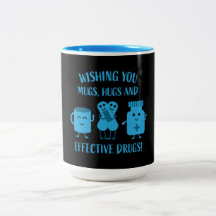 Caneca De Café Em Dois Tons A recuperação de saúde vai ficar bem em breve