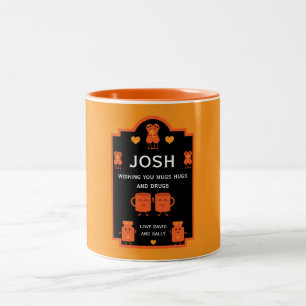 Caneca De Café Em Dois Tons A recuperação de saúde vai ficar bem em breve