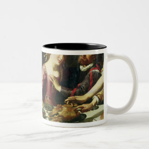 Caneca De Café Em Dois Tons A refeição