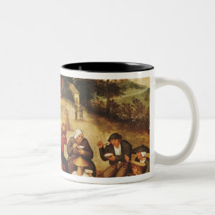 Caneca De Café Em Dois Tons A refeição da ceifeira