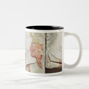 Caneca De Café Em Dois Tons A reunião do faraó e do Horus
