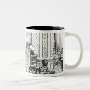 Caneca De Café Em Dois Tons A sala de estar no Louis apreende o estilo