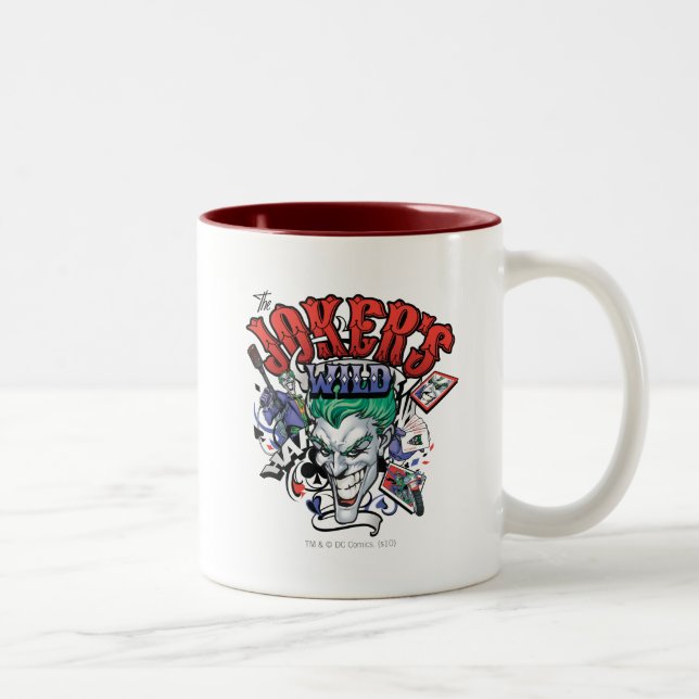 Caneca De Café Em Dois Tons A Selvagem do Joker (Direita)