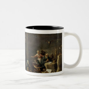 Caneca De Café Em Dois Tons A tentação de St Anthony 2