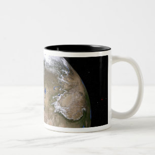 Caneca De Café Em Dois Tons A terra de mármore azul da próxima geração