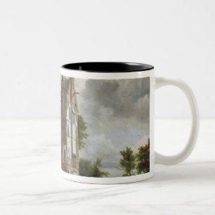 Caneca De Café Em Dois Tons A torre de igreja