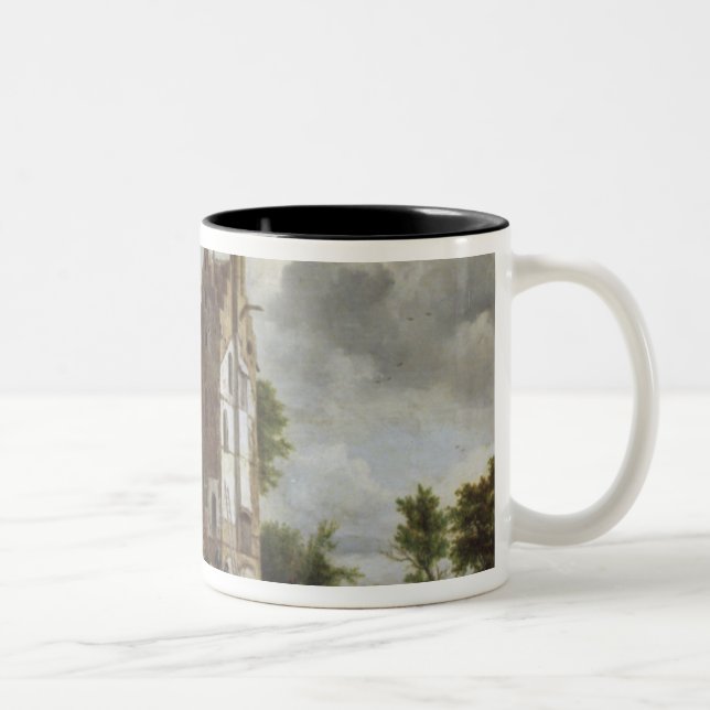 Caneca De Café Em Dois Tons A torre de igreja (Direita)