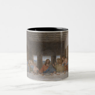 Caneca De Café Em Dois Tons A última ceia