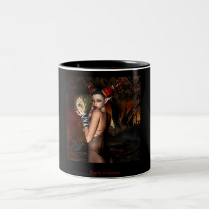 Caneca De Café Em Dois Tons a vaidade é meu nome