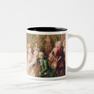 Caneca De Café Em Dois Tons A valsa