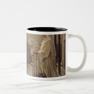 Caneca De Café Em Dois Tons A véspera do primeiro comunhão, antes de 1890