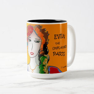 CANECA DE CAFÉ EM DOIS TONS A VIDA É BONITA - MESMO AS PEÇAS NÃO PROGRAMADA
