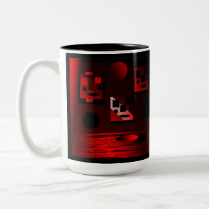 Caneca De Café Em Dois Tons A vida em Mars Mug