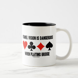 Caneca De Café Em Dois Tons A Visão Do Túnel É Perigosa Ao Reproduzir A Pon