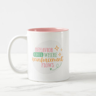 Caneca De Café Em Dois Tons Aba Mug, Behaviour Analyst Mug, presente da ABA
