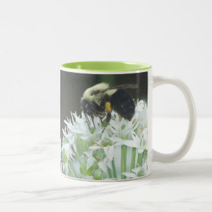 Caneca De Café Em Dois Tons Abelha