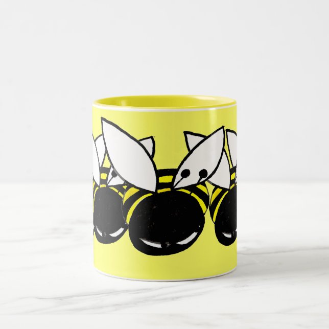 Caneca De Café Em Dois Tons Abelha (Centro)