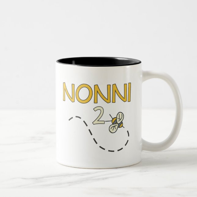 Caneca De Café Em Dois Tons Abelha de Nonni 2 (Direita)