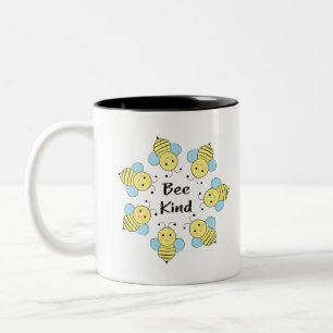 Caneca De Café Em Dois Tons Abelhas De Cerveja