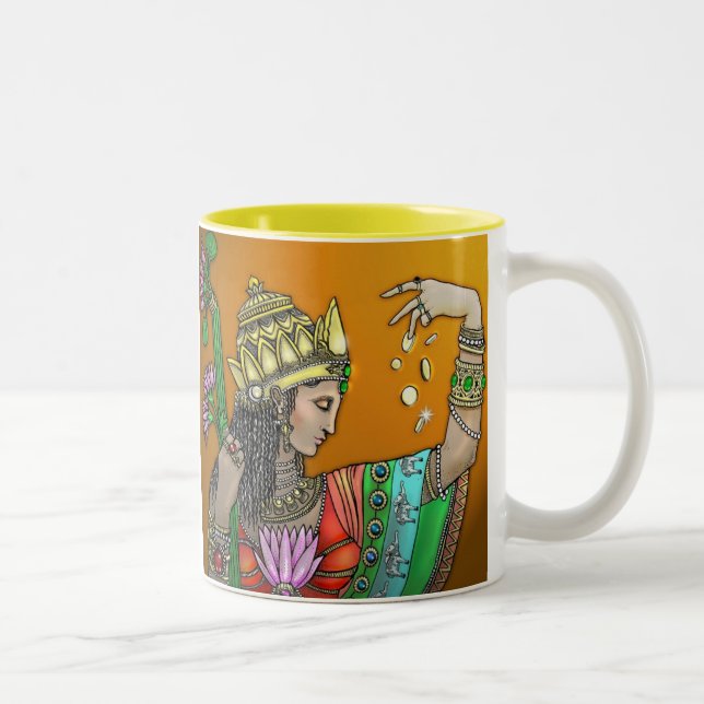 Caneca De Café Em Dois Tons Abençoe-o (Direita)