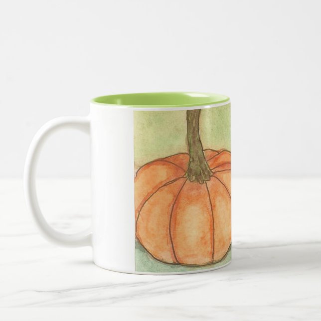 Caneca De Café Em Dois Tons abóboras (Esquerda)