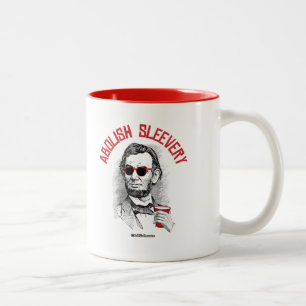Caneca De Café Em Dois Tons Abraham Lincoln - Abolish Sleeach
