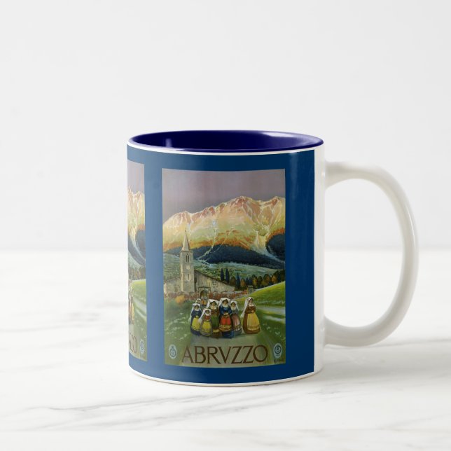 Caneca De Café Em Dois Tons Abruzzo (Direita)