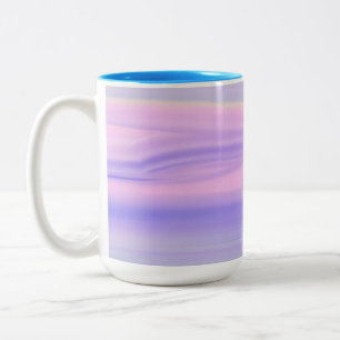 Caneca De Café Em Dois Tons abstrato