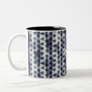 Caneca De Café Em Dois Tons Abstrato digital standard design 1191 - Coffee Mug