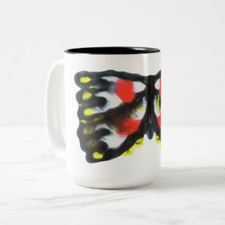 Caneca De Café Em Dois Tons Abstrato G132