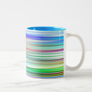 Caneca De Café Em Dois Tons Abstrato Linhas Mug