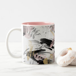 Caneca De Café Em Dois Tons Abstrato Watercolor I Mug