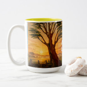 Caneca De Café Em Dois Tons Acacia Legacy™ Golden Sunrise Patrimônio African