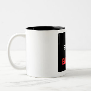 Caneca De Café Em Dois Tons Academia de Levantamento de Peso Motivação Mais Fo