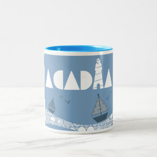 Caneca De Café Em Dois Tons Acadia