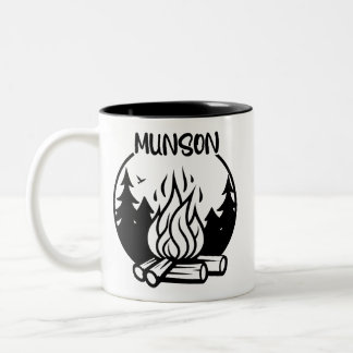 Caneca De Café Em Dois Tons Acampamento Munson
