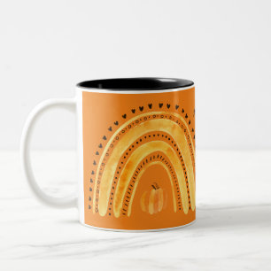 Caneca De Café Em Dois Tons Ação de Graças Colheita Abençoa Café Mug