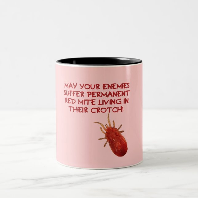 Caneca De Café Em Dois Tons Ácaro vermelho (Centro)
