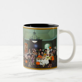 Caneca De Café Em Dois Tons Acção de graças feliz!
