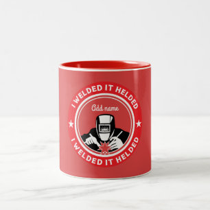 Caneca De Café Em Dois Tons Acessórios E Presentes De Soldadura