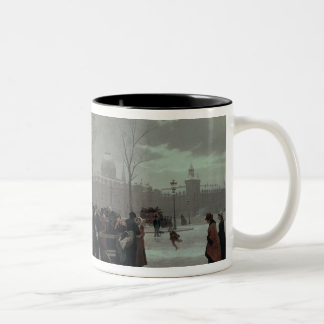 Caneca De Café Em Dois Tons Acidente do ônibus de Paris (Direita)