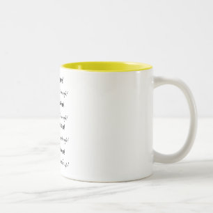Caneca De Café Em Dois Tons "Acorde!" Theresa Hartman