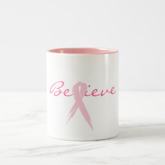 Caneca De Café Em Dois Tons Acredite